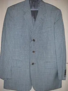 Giacca SanRemo Blu Verde Quadri Piccoli Uomo