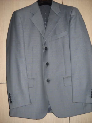 DSCN0575 Giacca SanRemo Grigio Quadri Uomo