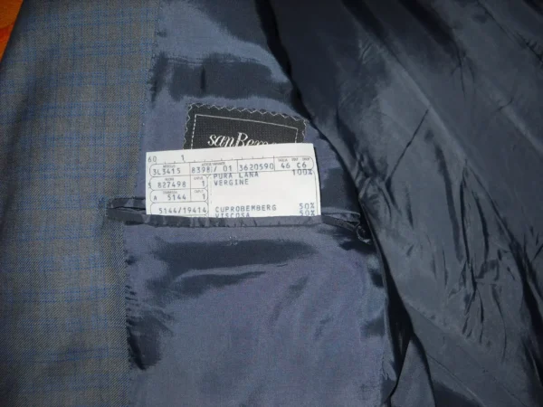 Giacca SanRemo Grigio Quadri Uomo