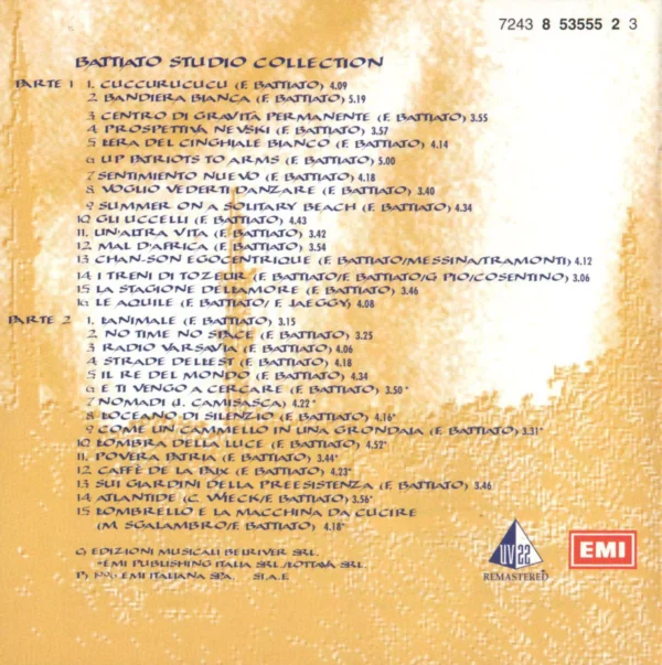 Franco Battiato Studio Collection