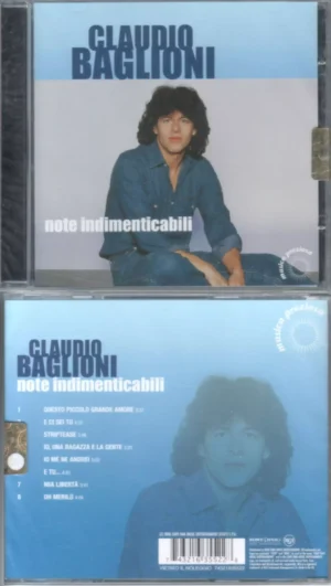 Claudio Baglioni Note Indimenticabili