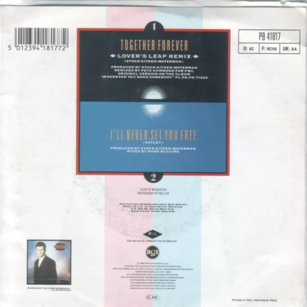 Rick Astley Togheter Forever