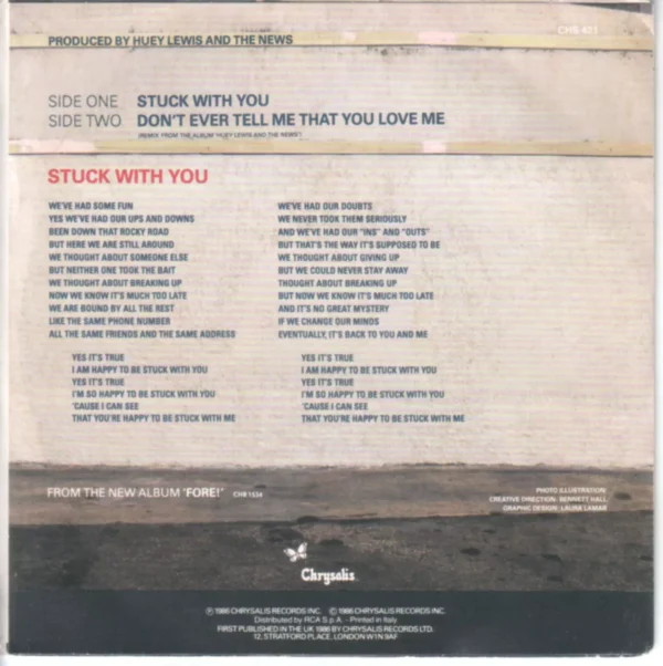 Huey Lewis and The News Stuck With You