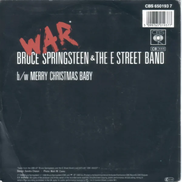 Bruce Springsteen War
