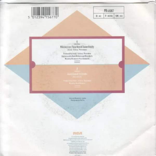 Rick Astley Whenever you need Somebody