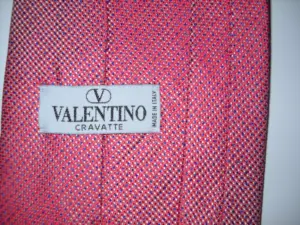 Cravatta Valentino Rosa
