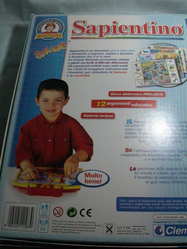 Stock N 2 Giochi Sapientino Clementoni