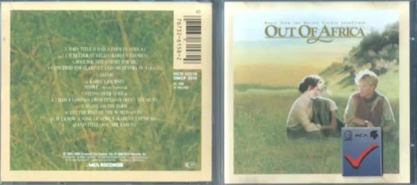 Soundtrack Out of Africa