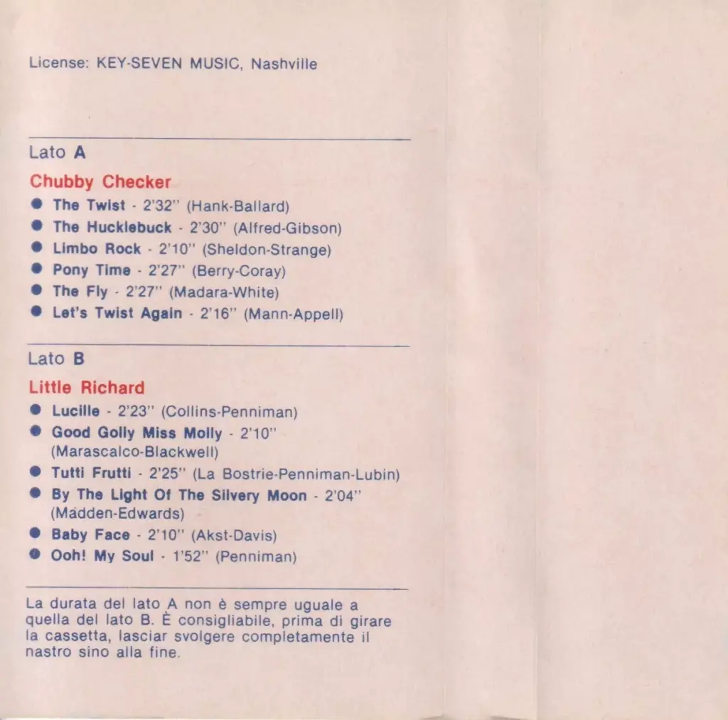 Little Richard Chubby Checker