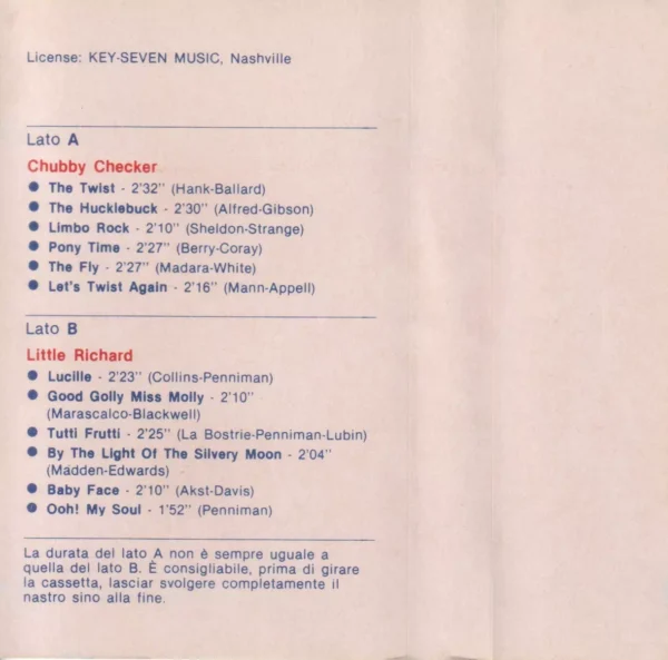 Little Richard Chubby Checker