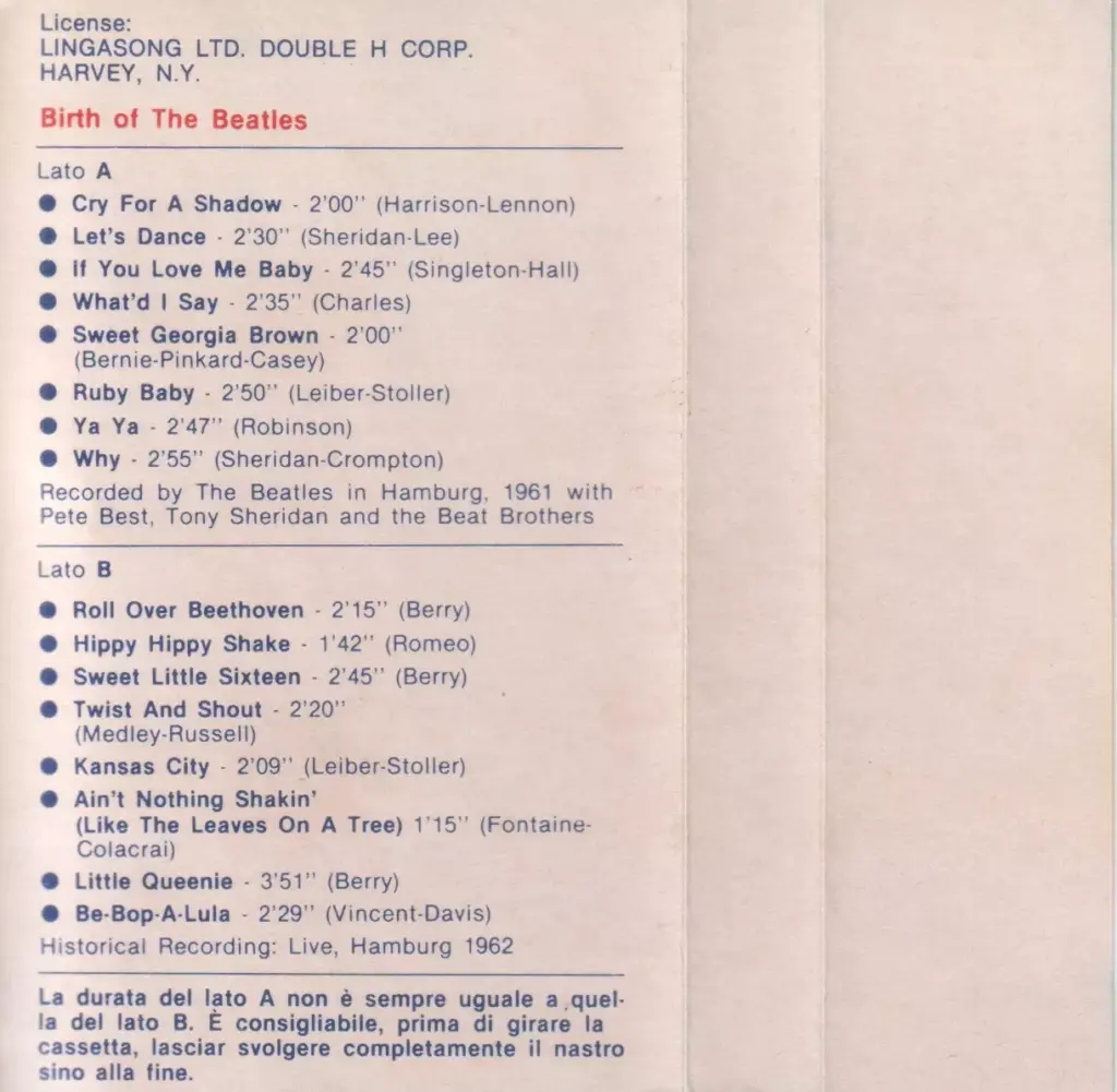 Birth of The Beatles