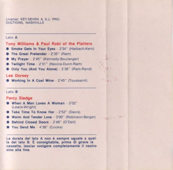 Scan-110710-0030 Tony Williams e Paul Robi of The Platters Percy Sledge Lee Dorsey